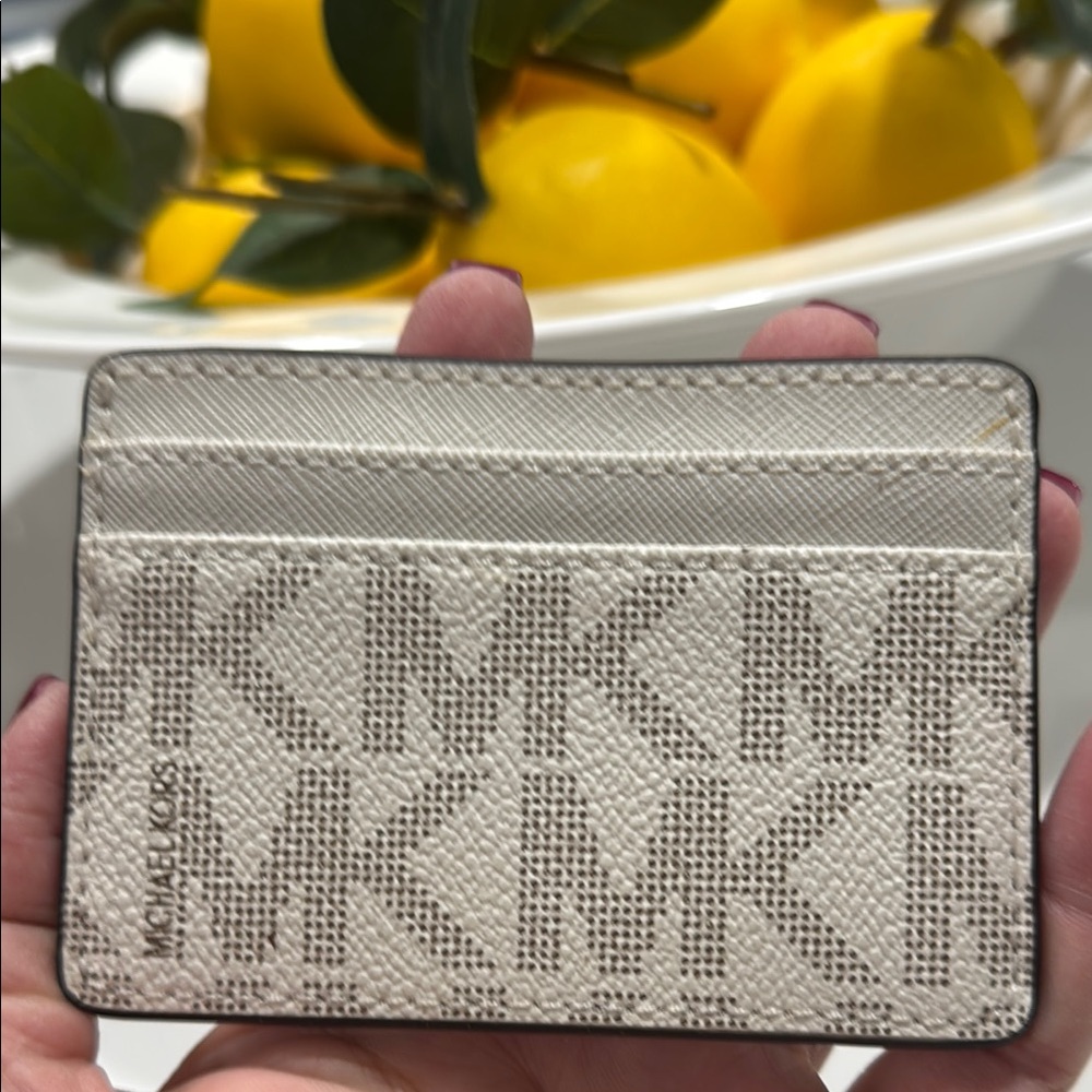 Michael Kors MK Logo Card Holder